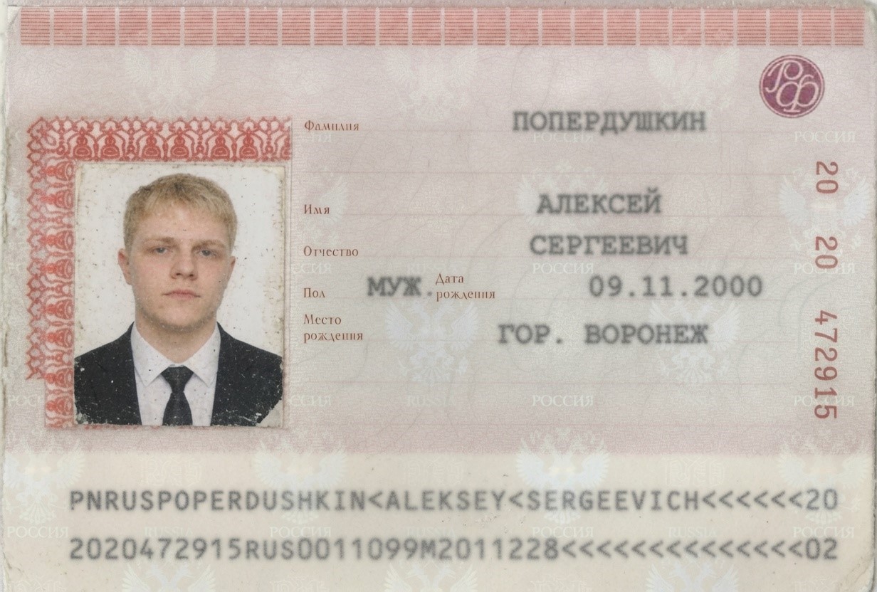 мой восхитительный паспорт великий Алексей Попердушкин